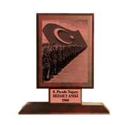 Ah�ap Plaket